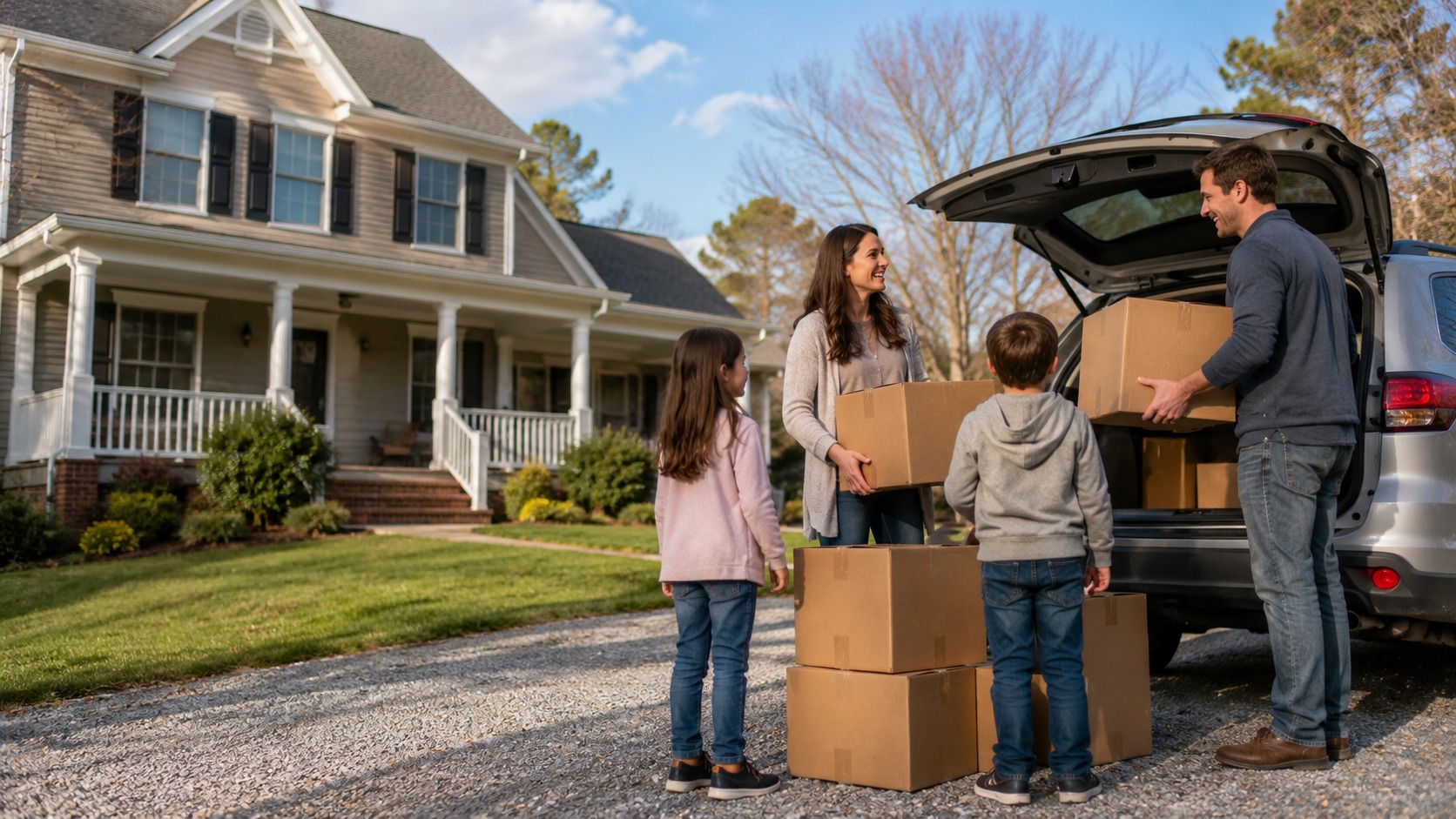 A welcoming Calvert County Maryland home with a family.