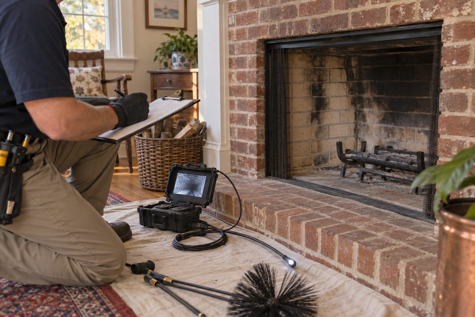 Chimney and Fireplace Inspections Before Buying for Calvert County and Southern Maryland real estate