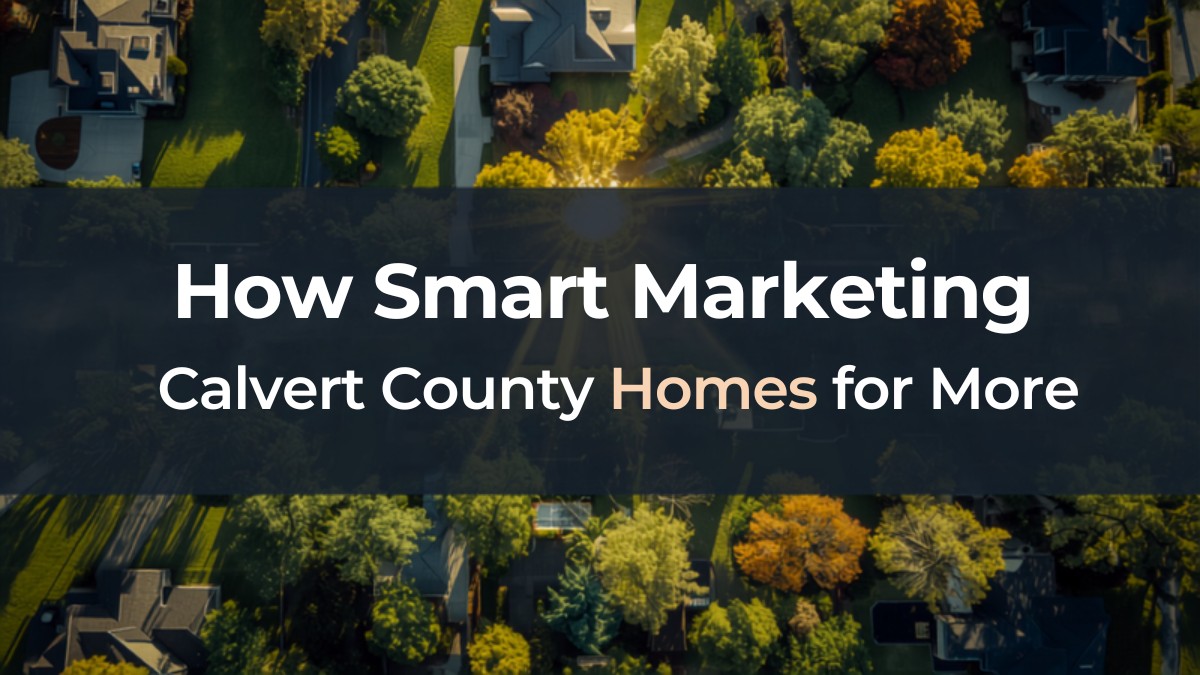 A Calvert County Maryland home marketed with professional photography and drone video.