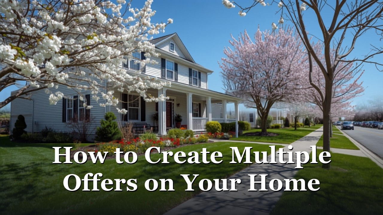 A Calvert County Maryland home receiving multiple competing offers from buyers.