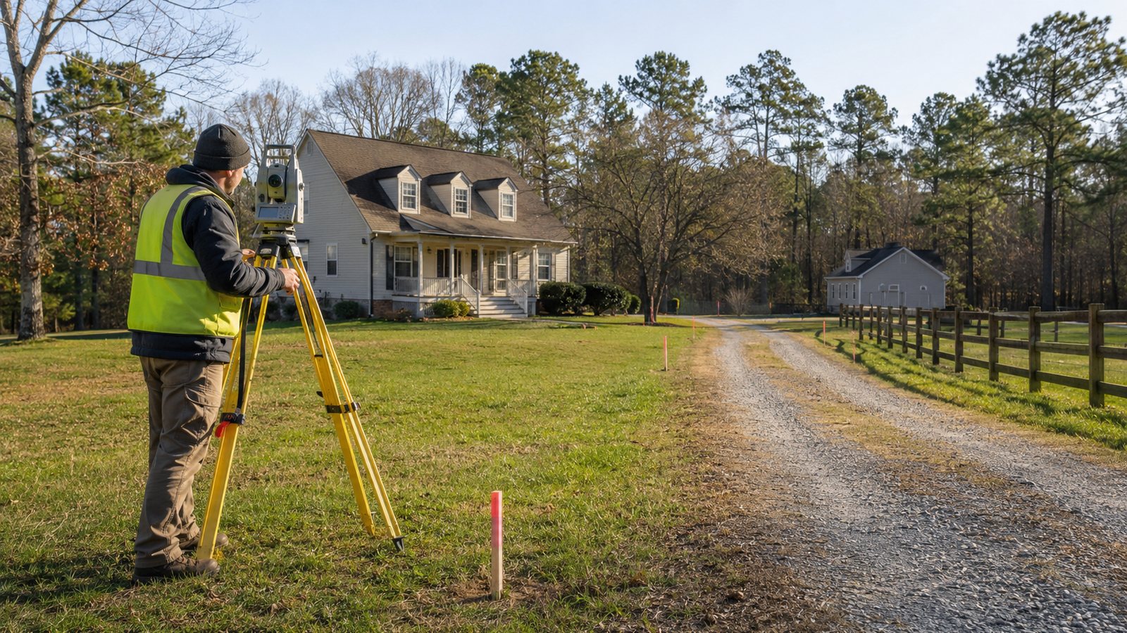 Property Surveys, Boundaries and Easements in Calvert County in Calvert County, Maryland