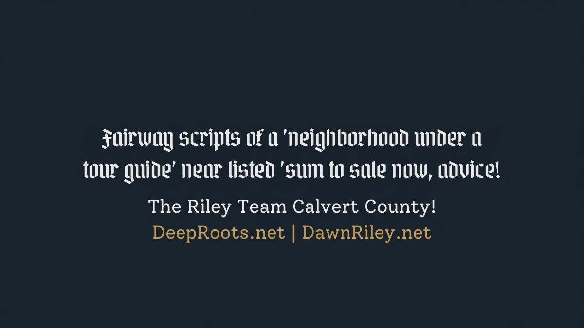A Prince Frederick Maryland home priced correctly and drawing strong buyer interest.