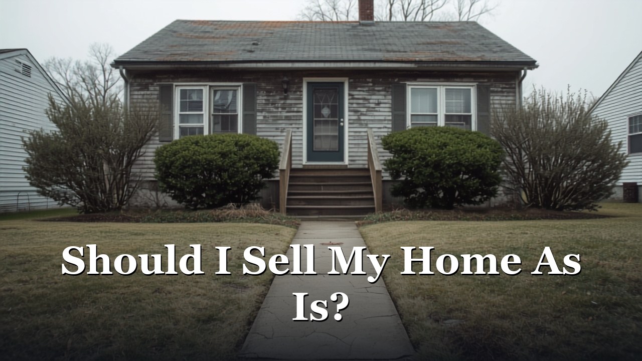 A Calvert County Maryland home being considered for an as-is sale.