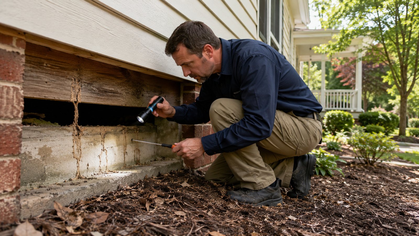 Termite and Wood-Destroying Insect Inspections in Calvert County in Prince Frederick, Maryland