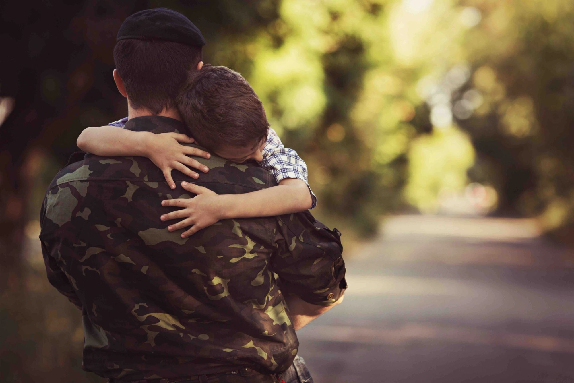 Packed moving boxes during a PCS, representing a military family selling their home on orders